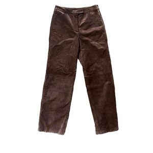 Suede pants